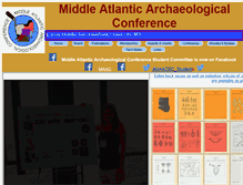 Tablet Screenshot of maacmidatlanticarchaeology.org